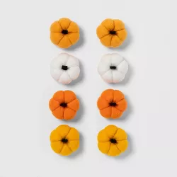 8pc Fabric Pumpkin Harvest Decorative Filler Set - Hyde & EEK! Boutique™
