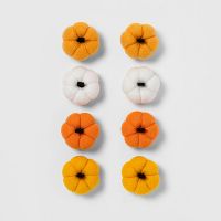 8-Piece Hyde & EEK! Boutique Fabric Pumpkin Harvest Decorative Filler Set