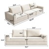 SYFERLORY Convertible 2-Seater Modular Sofa Bed £¬Corduroy Fabric for Living Room - 2 of 4