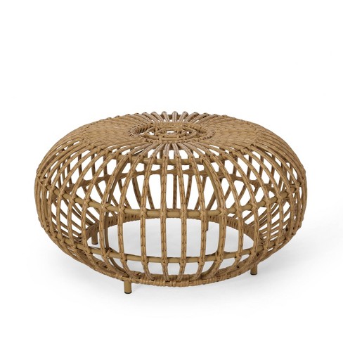 Wicker side best sale table target