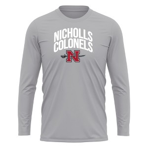 Men's Nicholls State University Adult Sport Long Sleeve Shirt Primary Logo - 1 of 4