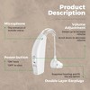MEDca Digital Hearing Amplifier, (Pair of 2) Personal Hearing Enhancement Sound Amplifier, Rechargeable Digital Hearing Amplifier with All Day Battery - 4 of 4