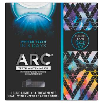 ARC Blue Light Teeth Whitening Kit, 1 Blue Light + 14 Treatments