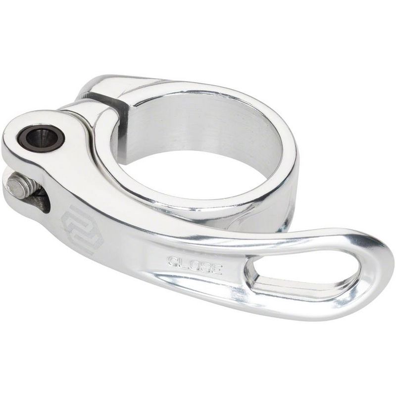Promax QR-1 Quick Release Seatpost Clamp - 31.8mm, Silver, 1 of 2