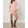Women's Mama Graphic Tee - Peach Love - 3 of 4