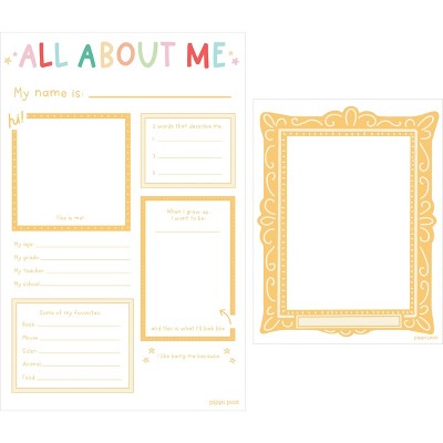 Pippi Post 60pk All About Me Frame Poster Kit