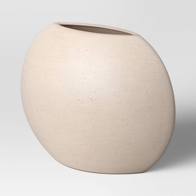 Small Ceramic Disc Vase - Threshold&#8482;, 4 of 8