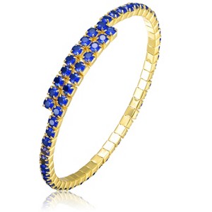 Guili Cubic Zirconia Tennis Bracelet Featuring Sparkling Clear Stones for a Classic, Elegant, and Timeless Jewelry Accent Piece - 1 of 3
