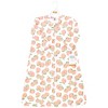 Hudson Baby Infant Girl Long Sleeve Cotton Jersey Sleeping Bag, Sack, Blanket, Peach - 2 of 2