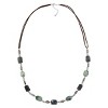 Silpada 'Through The Meadows' Sterling Silver Prehnite, Labradorite, Jadeite, and Smoky Quartz Necklace, 34" + 2" - 3 of 4