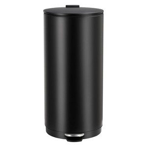 Round Trash Can, 8 Gal/30L Stainless Steel Waste Bins - 1 of 4