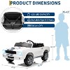 coucheta 24v 7AH 2-Seater Ride-on Car for Kids with Remote Control, Dual Safety Belts, 2-Speed Settings, LED Lights, and Built-in Music - 2 of 4