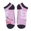 Courage The Cowardly Dog Creepy Stuff Happens Women's 5-Pair Ankle Socks - 4 of 4