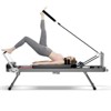 VisioGear Pilates Core Bed, Foldable Yoga Studio Same Commercial Fitness Equipment, Black, 86.61*24.21*28.74 - image 4 of 4