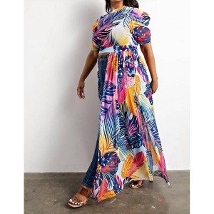 Women's Tropical Breeze Maxi Top - The Curve - 1 of 3