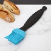 Unique Bargains Pastry Brush 39g Wave Pattern Brush Color Block Dishwasher Safe Silicone PP 8.19"x1.77" 1Pcs - 2 of 4