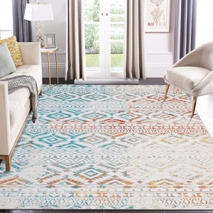Bohemian Vintage Rug, Hallway Runner, Machine Washable Indoor Rug, Non-Slip Low-Pile Rug, Kitchen, Entryway, Laundry Room - 1 of 4
