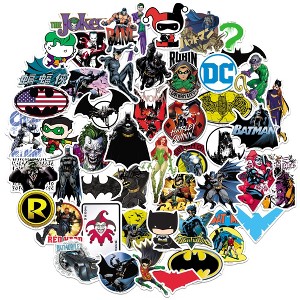 Batman Sticker Pack Die Cut Vinyl Large Deluxe Stickers Variety Pack - 1 of 4