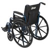 Drive Medical Blue Streak Wheelchair with Flip Back Desk Arms, Swing Away Footrests, 16" Seat - image 4 of 4