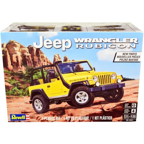 Level 4 Model Kit Jeep Wrangler Rubicon 1/25 Scale Model By Revell : Target