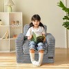 MAXYOYO Kids Bean Bag Chair, Comfy Faux Fur Bean Bag Sofa with Filler, Lazy Floor Chair Couch for Boys and Girls - 3 of 4