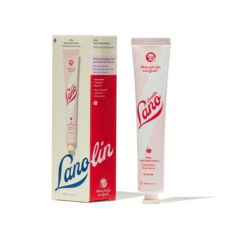 Lanolips Rose Intense Hand Cream - 1.69oz, 3 of 7