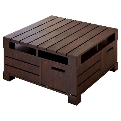 target wood coffee table