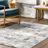 Nuloom Aaliyah Casual Abstract Pet Friendly Machine Washable Area Rug - 3 of 4
