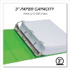 Samsill Earth's Choice 3" 3-Ring View Binders Lime 2/Pack (SAMU86878) - 2 of 4