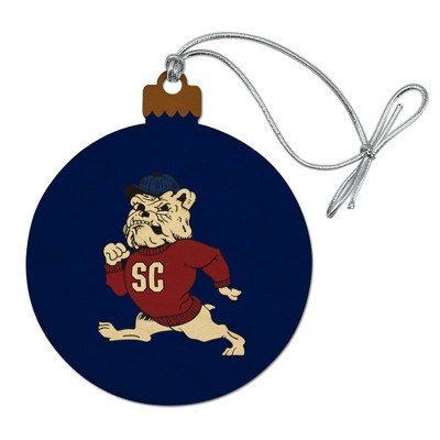 South Carolina State Secondary Logo Wood Christmas Tree Holiday Ornament