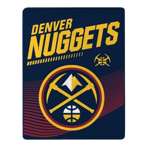 Sweet Home Collection NBA Denver Nuggets Microfiber Plush Throw Blanket - 1 of 4