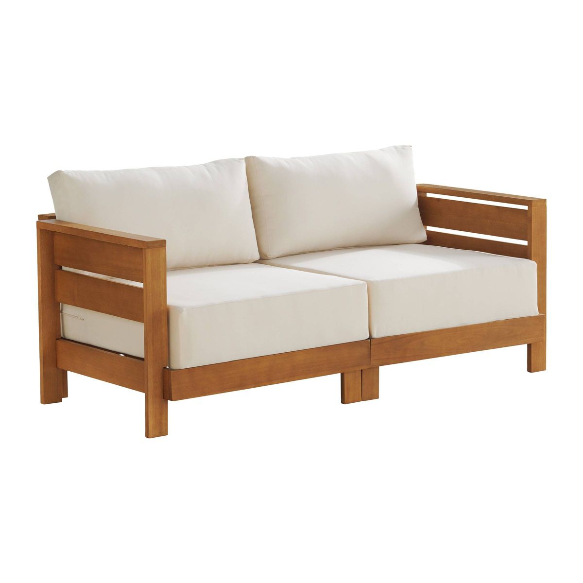 Alaterre Furniture 2pc Barton Outdoor Weather Resistant Furniture Set with Couch & Coffee Table - thumbnail 5
