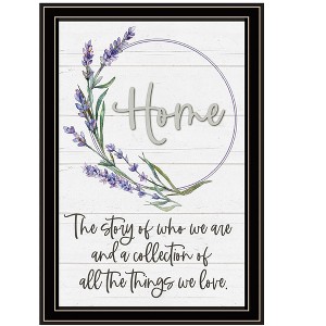 HomeRoots Home a Circle of Love Black Framed Print Wall Art - 1 of 3