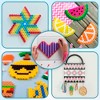 Darice Fuse Beads Pegboards 5pcs, Square, Circle, Heart, Star, Hexagon - 3 of 4