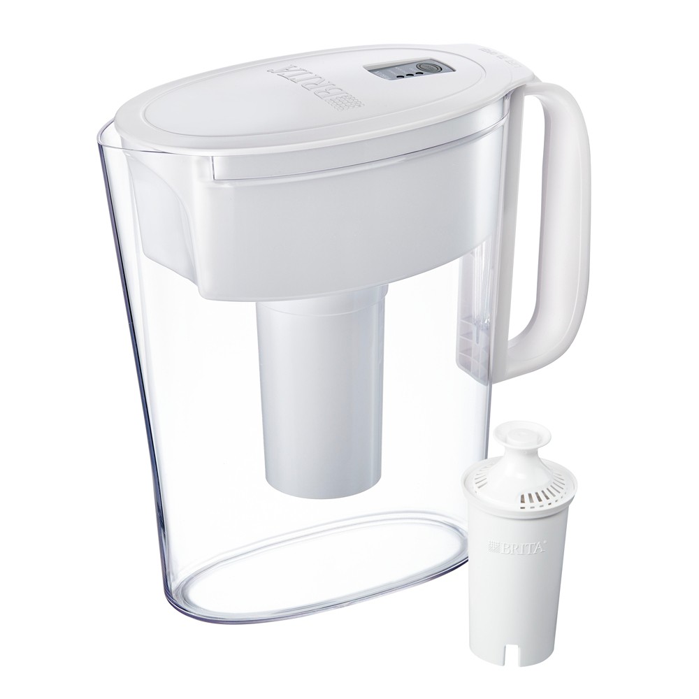 Brita Metro 5-Cup Water Filtration Pitcher - White