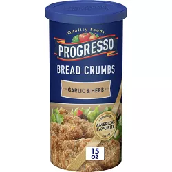 Progresso Garlic & Herb Bread Crumbs - 15oz