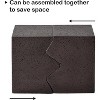 HDZNVF Set Of 2, Outdoor Side Table Combine For Patio, 12" Outdoor Accent Table Patio Side Table End Table In Spotted - 4 of 4