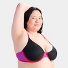 Parade Women's Re:Play Unlined Underwire Bralette - Red/Black/Purple - 3 of 4