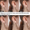 Sterling Silver Large Hoop Earrings for Women - Lightweight Hypoallergenic Thin Hoops in 30-70mm Sizes - 4 of 4