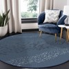 Liora Manne Carmel  Indoor/Outdoor Rug  Navy.. - 2 of 4