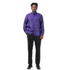 Cloudstyle Mens Floral Rose Print Long Sleeve Dress Shirt for Prom Wedding - 4 of 4