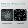 Wall-Mounted Mirrors - Premium Rectangular Bathroom Mirror, 48x30 Inch Stylish Rectangular Vanity Mirror, Explosion-Proof, Resistant - 4 of 4