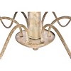 Elegant Lighting Merritt Collection Chandelier D35 H21.6 Lt:6 Weathered Dove Finish - 4 of 4