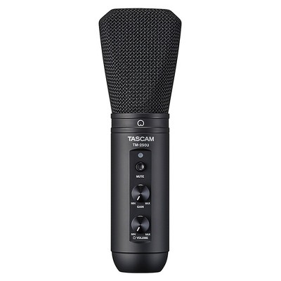 TASCAM TM-250U USB Condenser Microphone for Podcasting, Conferencing, and Computer Recording