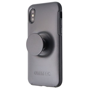 Otter + Pop Symmetry Series Hybrid Case for Apple iPhone Xs and X - Black - 1 of 1