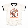 I Did It All For The Cookies Santa - Women's Ringer Graphic T-Shirt - 2 of 4
