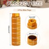 Unique Bargains Aluminum Alloy Anti-Skid BMX Mountain Dirt Cycling Fit 3/8 Inch Axles Rear Stunt Bike Pegs 2 Pcs - 2 of 3