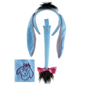 HalloweenCostumes.com    Disney Winnie the Pooh Eeyore Ears Headband and Tail Kit, Blue - 1 of 2