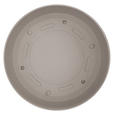 Bloem 12 Mathers Round Planter With Saucer Tray, Pebble Stone