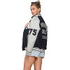 Members Only Women's Oversized Varsity Jacket - 4 of 4